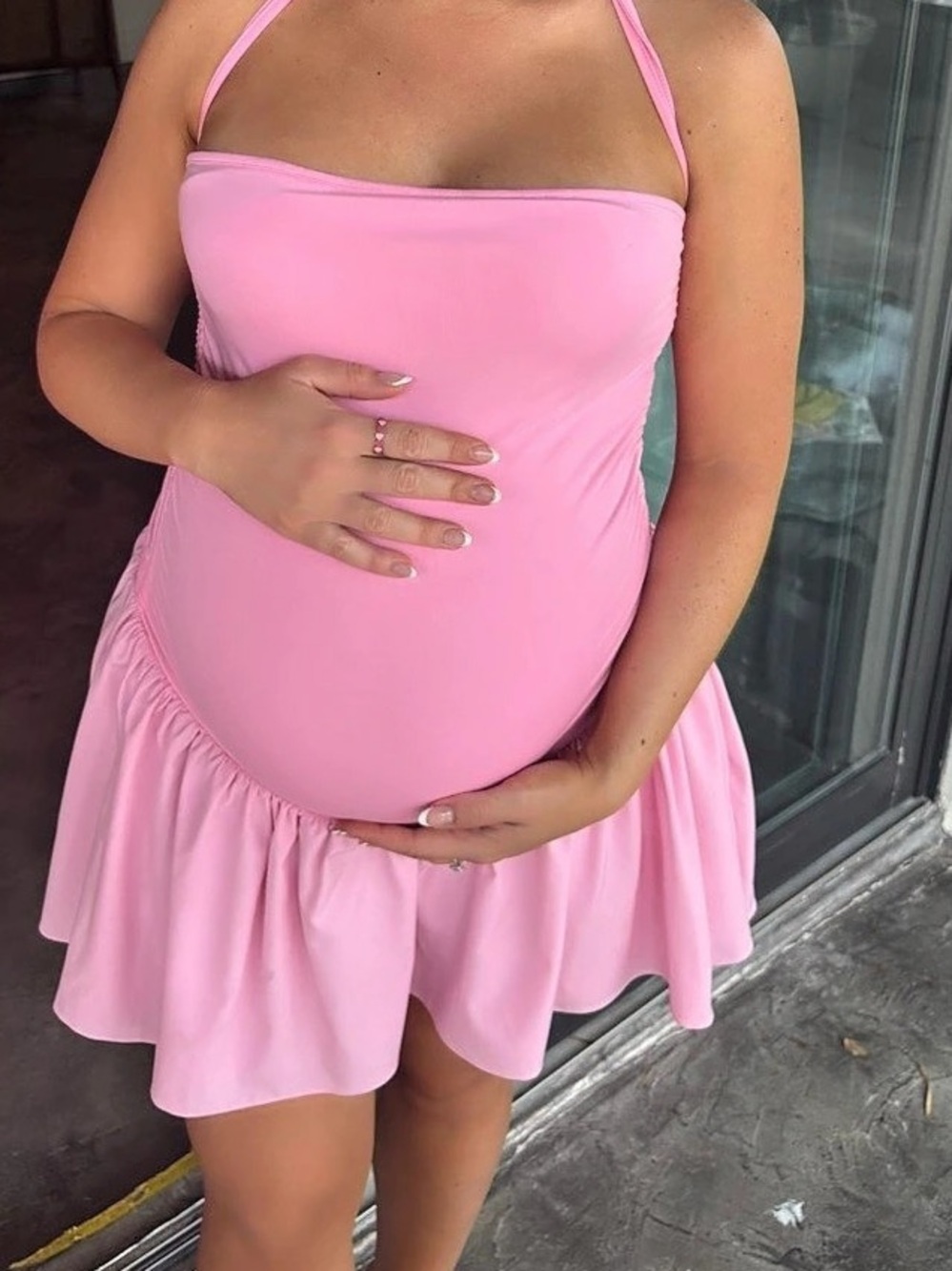 Pink Mini Dress Like New
